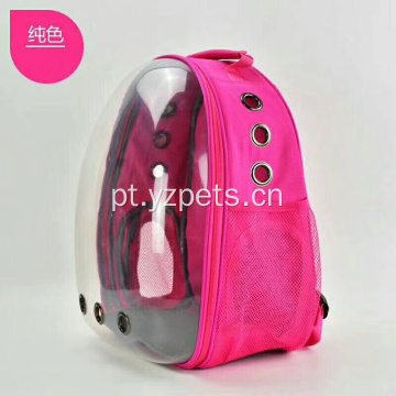 Mochila Comfort Capsule Transparente para Animais Pequenos